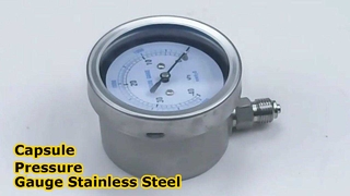 Capsule Pressure Gauge Stainless Steel 1.6 Class